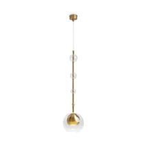 Pendul Maytoni ROS metal, sticla, alama, transparent, GU10 - MOD227PL-01BS