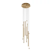 Pendul Maytoni LIGHT STICK metal, acril, alama, alb, LED, 3000K, 46W, 3350lm - MOD236PL-L54BS3K