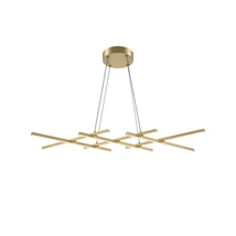 Pendul Maytoni HALO metal, alama, LED, 2600K-3500K, 40W, 1400lm - MOD244PL-L50BSK