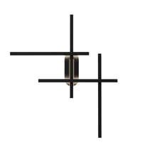 Aplica de perete Maytoni HALO metal, negru, LED, 3000K-4000K, 24W, 750lm - MOD248WL-L24BK