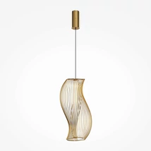 Pendul Maytoni SHADOWS metal, alama, LED, 20W, 3000K, 1400 Lm - MOD263PL-L20BS3K
