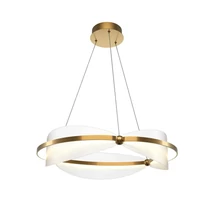 Pendul Maytoni BREEZE metal, acril, alama, alb, LED, 3000K, 45W, 2700lm - MOD281PL-L45BS3K