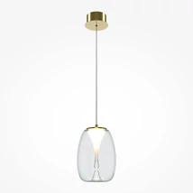 Pendul Maytoni SPLASH metal, sticla, auriu, transparent, LED, 3000K, 7W, 620lm - MOD282PL-L8G3K1