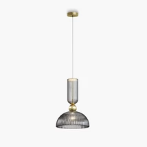 Pendul Maytoni ANTIC metal, sticla, auriu, gri, E27 - MOD302PL-01GR1