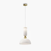 Pendul Maytoni ANTIC metal, sticla, auriu, alb, E27 - MOD302PL-01W1