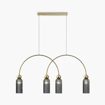 Pendul Maytoni ANTIC metal, sticla, auriu, E14 - MOD302PL-04GR