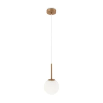 Pendul Maytoni Basic form metal, sticla, auriu, alb, E14 - MOD321PL-01G1