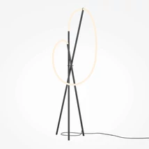 Lampadar Maytoni CROCHET metal, plastic, negru, LED, 36W, 3000K, 2500 Lm - MOD369FL-L36B3K