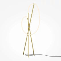 Lampadar Maytoni CROCHET metal, plastic, alama, LED, 36W, 3000K, 2500 Lm - MOD369FL-L36BS3K