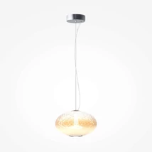 Pendul Maytoni BRUMA metal, sticla, crom, chihlimbar, LED, 12W, 2700K, 1500 Lm - MOD397PL-L12CH2.7K