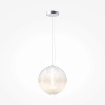 Pendul Maytoni BRUMA metal, sticla, crom, transparent, LED, 15W, 2700K, 2000 Lm - MOD397PL-L15CH2.7K