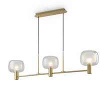 Pendul Maytoni Vision metal, sticla, auriu, E14 - MOD411PL-03G