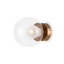 Aplica de perete Maytoni BASIC FORM metal, sticla, auriu, transparent, G9 - MOD521WL-01G1