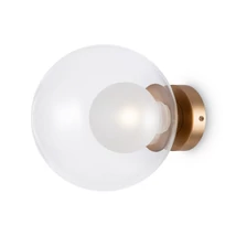 Aplica de perete Maytoni BASIC FORM metal, sticla, auriu, transparent, G9 - MOD521WL-01G3