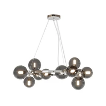 Pendul Maytoni Dallas metal, sticla, crom, fumuriu, G9 - MOD545PL-11CH