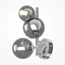 Aplica de perete Maytoni Dallas metal, sticla, crom, fumuriu, G9 - MOD545WL-03CH