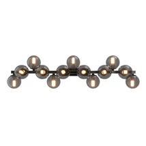Aplica de perete Maytoni Dallas metal, sticla, negru, fumuriu, G9 - MOD547WL-13B