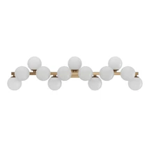 Aplica de perete Maytoni Dallas metal, sticla, auriu, alb, G9 - MOD547WL-13BS