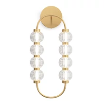 Aplica de perete Maytoni AMULET metal, sticla, auriu, transparent, LED, 3000K, 16W, 800lm - MOD555WL-L11G3K
