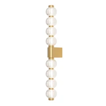 Aplica de perete Maytoni AMULET metal, sticla, auriu, transparent, LED, 3000K, 19W, 800lm - MOD555WL-L13G3K
