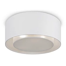 Plafoniera Maytoni Bergamo metal, tesatura, alb, E27 - MOD613CL-03W1