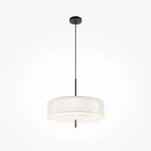 Pendul Maytoni BERGAMO metal, textil, plastic, negru, alb, E27 - MOD613PL-05W1