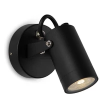 Aplica de perete exterioara Maytoni Scope metal, negru, GU10, IP65 - O025WL-01B