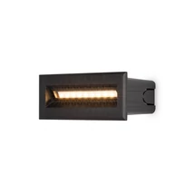 Spot incastrat exterior Maytoni Bosca metal, negru, LED, 3000K, 5W, 400lm, IP65 - O045SL-L5B3K