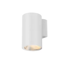 Aplica de perete exterioara Maytoni SHIM metal, sticla, alb, LED, 3000K, 5W, 350lm, IP65 - O303WL-L5W3K