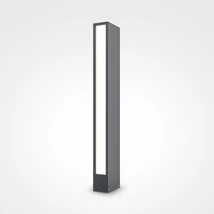 Lampadar exterior Maytoni Hof metal, grafit, LED, 3000K, 12W, 450lm, IP54 - O422FL-L12GF