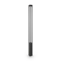 Lampadar exterior Maytoni Elbe metal, grafit, LED, 3000K, 25W, 1500lm, IP65 - O424FL-L25GF