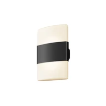 Aplica de perete exterioara Maytoni ROM metal, plastic, grafit, alb, LED, 3000K, 12W, 1300lm, IP54 - O442WL-L12GF3K