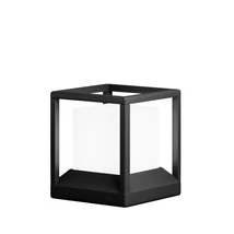 Lampadar exterior Maytoni TRIM metal, plastic, grafit, alb, E27, IP65 - O455FL-01GF
