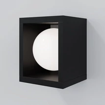 Aplica de perete exterioara Maytoni SLATE metal, plastic, grafit, alb, LED, 10W, 3000K, 250Lm, IP65 - O483WL-L10GF3K