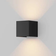Aplica exterior Maytoni FULTON metal negru 1x LED IP54 - O572WL-L6B