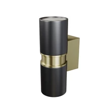 Aplica de perete exterioara Maytoni BOWERY metal, negru, alama, GU10, IP54 - O582WL-02B