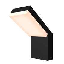 Aplica de perete exterioara Maytoni Paso metal, negru, LED, 3000K, 12W, 865lm, IP54 - O595WL-L12B3K