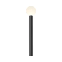 Lampadar exterior Maytoni BOLD metal, sticla, negru, alb, E27, IP54 - O598FL-01B