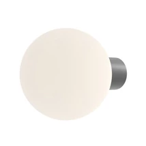 Aplica de perete exterioara Maytoni BOLD metal, sticla, gri, alb, E27, IP54 - O598WL-01GR1