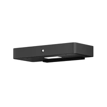 Aplica de perete exterioara cu senzor de miscare Maytoni PIR metal, sticla, grafit, alb, LED, 3000K, 2W, 150lm, IP54 - OSL456WL-L2GF3K