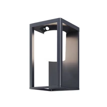 Aplica de perete exterioara cu senzor de miscare Maytoni SHATTER metal, plastic, grafit, alb, LED, 3000K, 2W, 150lm, IP54 - OSL457WL-L2GF3K