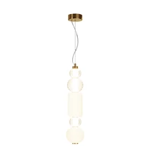 Pendul Maytoni Collar metal, acril, sticla, auriu, LED, 3000K, 35W, 1600lm - P069PL-L35G3K1