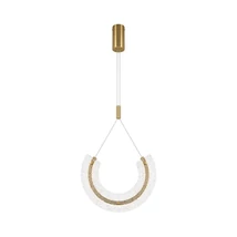 Pendul Maytoni Maya metal, sticla, auriu, LED, 3000K, 10W, 350lm - P091PL-L18G3K