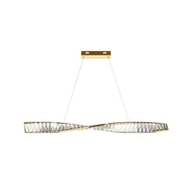 Pendul Maytoni KRONE metal, cristal, alama, transparent, LED, 3000K, 27W, 1900lm - P097PL-L28BS3K