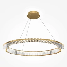 Pendul Maytoni KRONE metal, cristal, alama, transparent, LED, 45W, 3000K, 2925 Lm - P097PL-L45BS3K