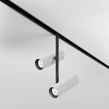 Spot sina magnetica Exility Maytoni ELTI DUO metal, negru, alb, LED, 24W, 3000K, 1563 Lm - TR005-2-2X12W3K-BW