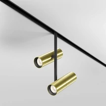 Spot sina magnetica Exility Maytoni ELTI DUO metal, negru, alama, LED, 24W, 1624 Lm - TR005-4-2X12W-DS-BBS