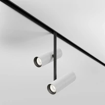 Spot sina magnetica Exility Maytoni ELTI DUO metal, negru, alb, LED, 24W, 1802 Lm - TR005-4-2X12W-DS-BW