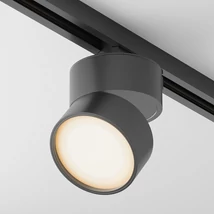 Spot sina monofazata Maytoni ONDA metal, negru, LED, 12W, 2700K, 781 Lm - TR007-1-12W2.7K-B-1