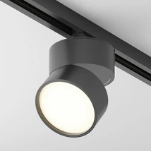Spot sina monofazata Maytoni ONDA metal, negru, LED, 12W, 3000K, 780 Lm - TR007-1-12W3K-B-1